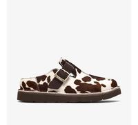 Mules in pelle scamosciata Solsbury Mule, motivo mucca Marrone 37