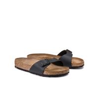 Birkenstock - Sandali - Madrid Birko-Flor Black per Uomo in Pelle - Taglia 43 - Nero Nero 43