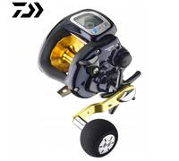 Mulinello a vento DAIWA Baitcasting Level con contatore di linea digitale TAN...