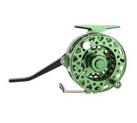 Mulinello automatico da pesca a mosca con bobina rimovibile, alluminio lavorato CNC, diametro 75 mm, progettato for la pesca a ninfa d'acqua dolce