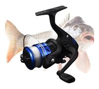 Mulinello Compatto Per La Pesca | Mini Compatto Baitcasting E Spincast - Mulinello Da Pesca A | Adatto Per Tutte Le Stagioni, Trota, Branzino, Crappie, Pesce Gatto E Surf Baitcasting