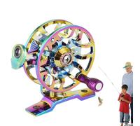 Mulinello Da A Mosca In Lega Di Alluminio | Design Leggero E Ampio Pergolato | Mulinello Da Mosca Ad Alte Prestazioni Per Acqua | Ruota Da Sul Ghiaccio Durevole Per Adulti |