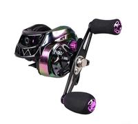 Mulinello da baitcasting ad alta velocità con rapporto 7 21 e freno magnetico a 12 posizioni con sistema di sollievo della forza a stella per un funzionamento regolare (mano sinistra)