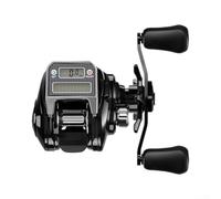 Mulinello da baitcasting digitale S200 con display contatore di linea | Conteggio delle linee in tempo reale, visualizzazione della lunghezza residua, monitor dello stato di alimentazione