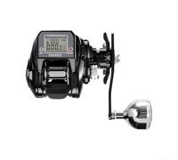 Mulinello da baitcasting digitale S200 con display contatore di linea | Conteggio delle linee in tempo reale, visualizzazione della lunghezza residua, monitor dello stato di alimentazione