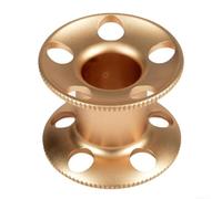 Mulinello da immersione in lega di alluminio con manico cavo per immersioni e snorkeling, bobina vuota leggera per la gestione della linea, rosa (oro)