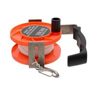 Mulinello da immersione, regolabile, 1 pezzo, in nylon, 88,4 m, regolabile, in nylon, ergonomico, multiuso, per snorkeling, pesca subacquea, spiaggia, attività all'aperto, per donne e uomini