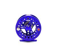 Mulinello da Mosca in Metallo Bobina da Pesca a Mosca Grande Lega per Argento in Alluminio CNC. InterCangile Taglio Macchina 3/4 5/6 7/8 per la Tuta della Bobina Ruota(Blue,7000 Series)