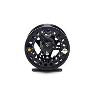 Mulinello Da Mosca,Mulinelli Da Pesca Bobina da pesca a mosca Grande lega per argento in alluminio CNC. InterCangile taglio macchina 3/4 5/6 7/8 per la tuta della bobina ruota(Black,5000 Series)