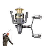 Mulinello da pesca - 5.2 1 traduzione acqua salata mulinello da pesca di precisione 50 kg max treno antiruggine doppio braccio manovella per trota pesce persico costa acqua dolce