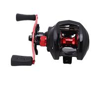 Mulinello da pesca a lancio con baitcasting in metallo, ruota a goccia ad alta velocità con 8 kg di drag, di freno magnetico a 27 punti, 5+1 cuscinetti in acciaio inox per (BMAX3 ruota a goccia