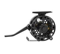 Mulinello da pesca a mosca automatico, bobina rimovibile, alluminio lavorato a CNC, design ad ampio pergolato con diametro esterno di 75 mm, adatto for la pesca a ninfa d'acqua dolce