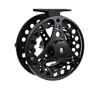 Mulinello da pesca a mosca in lega di alluminio 3/4 5/6 7/8 WT 2 + 1BB intercambiabile for accessori for ruote d'acqua salata e dolce(Black,7000 Series)