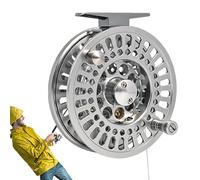 Mulinello da pesca a mosca in lega di alluminio, leggero e | il mulinello anteriore per la pesca a mosca è adatto per acqua dolce, laghi, ruscelli, laghetti e anche in