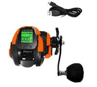 Mulinello da Pesca Baitcasting con Display Digitale Allarme Pesci e Controllo Pr