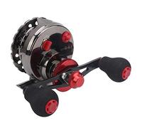 Mulinello da Pesca con 8 Cuscinetti, Rapporto di 2.6:1, Mulinello Leggero per Zattera, Accessorio Manuale - Alta Resistenza, Manovra, Ideale per Pesca alla Zattera (Mano sinistra)