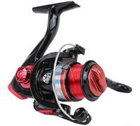 Mulinello da pesca con rapporto di trasmissione 5,5:1 e bobina in metallo costruita per la pesca in acqua dolce e salata, con 12 cuscinetti a sfera e supporto per il recupero della mano destra o