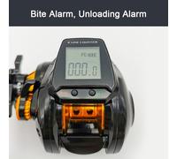 Mulinello da pesca contatore linea digitale con modalit?? allarme morso e opzion