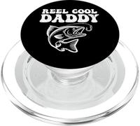 Mulinello da pesca Cool Daddy Bass Fish Funny Fathers Day Dad Men PopSockets PopGrip per MagSafe