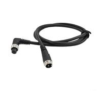 Mulinello da pesca elettrico Cavo di alimentazione per Daiwa e gomito 2 pezzi fori argento 15mm2 nucleo con isolamento in PVC nero e rame ombra 045 m a 2 m opzioni di lunghezza