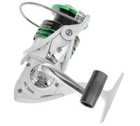 Mulinello da Pesca Hc5000 in Metallo Bianco per Mare e Fiume | Struttura Interamente in Metallo, Tecnologia a Freddo, Resistente All'acqua