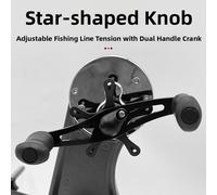 Mulinello da Pesca in Lega di Alluminio Lenza Avvolgitore Doppio Albero per Muli
