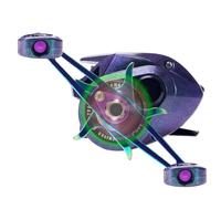 Mulinello da pesca Lurecaster 7.6 1 Gear Ratio High Speed Caster | Mulinello in ghisa per forniture per la pesca del pesce Accessori