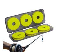 Mulinello da Pesca Organizzatore Avvolgitore in Schiuma per Lenze | Raccoglitore per Canne da Pesca con Supporto per Lenze per Campeggio Outdoor, Viaggio, Trekking, Lago, Pesca a Boccalone,