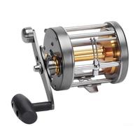 Mulinello da pesca per baitcasting resistente all'acqua di mare 3 9 1 rapporto di trasmissione con allarme per uso destro