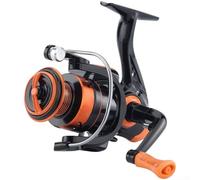 Mulinello da pesca pieghevole con struttura in metallo, rapporto di trasmissione 5 2 1, impugnatura resistente all'acqua salata e rotazione bilanciata per un lancio stabile e a lunga distanza (OW3000)