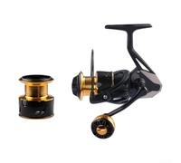 Mulinello da pesca progettato per uso intensivo con resistenza da 10 kg, bobina in alluminio CNC e costruzione composita (HO3000)