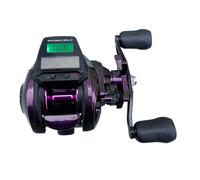 Mulinello da pesca ricaricabile con digitale e morso, migliora l'efficienza della pesca (mano destra)