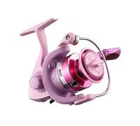 Mulinello da Pesca Rosa Potenza Freno 8KG Tazza Linea in Metallo per Pesca in Ac