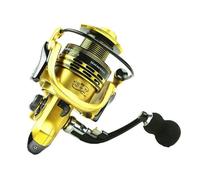 Mulinello da pesca YUMOSHI XF1000 Full Metal con braccio oscillante in metallo (