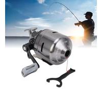 Mulinello da pesca ZenithAur leggero a faccia chiusa con METODO automatico di disposizione della lenza per la pesca all'aperto, che garantisce lancio e recupero fluidi, design in (Argento Nero)