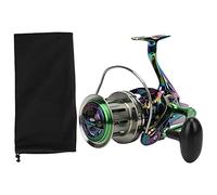 Mulinello da spinning 18+1BB con rapporto di trasmissione 4,8:1, manovella intercambiabile destra/sinistra, mulinello da pesca con albero in acciaio inox per la pesca in acqua dolc (CC12000)