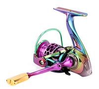 Mulinello da spinning in metallo resistente HPZIHUIT 9+1BB, ruota intercambiabile sinistra/destra ad alta velocità per la pesca. (MAESTRO DELLA FORZA 1000)