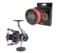 Mulinello Da Spinning Per Siluro Ultimate Cat-Spin II + Intrecciato Catstrike X8 Combo 0.45mm - Kit Per Predatori