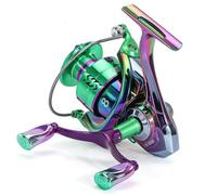 Mulinello da spinning serie 1000-5000 5.0/4.7:1 rapporto di trasmissione doppia maniglia Rocker Reel Max Drag 22.000 per acqua dolce salata variopinta serie 2000