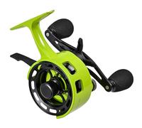 Mulinello da sul ghiaccio, grande diametro della bobina, mulinello da invernale in acque profonde, attrezzatura da sul ghiaccio resistente all'usura 3+1 Bb, per laghetti, laghi di