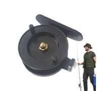 Mulinello da sul ghiaccio in linea, mulinelli da ghiaccio, Ruota da invernale, Attrezzatura leggera e compatta per la a mosca, mulinello ultra liscio per la in zattera nei bacini laghi all'aperto