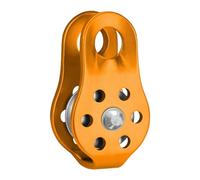 Mulinello di sicurezza per arrampicata, corda per arrampicata - Rullo di salvataggio in alluminio, rullo singolo disco 20 KN - rullo fisso per la sopravvivenza all'aperto, ad alta resistenza per