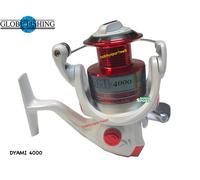 MULINELLO DYAMI 4000 4+1 BB GLOBE FISHING DOPPIA BOBINA PESCA BARCA BOLENTINO