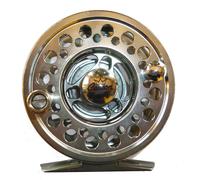 mulinello in alluminio da pesca a mosca per code 3/4 trota temolo torrente TPS