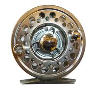 mulinello in alluminio pesca a mosca per code 3/4 trota temolo torrente fiume tp