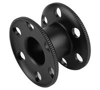 Mulinello Keenso per immersioni subacquee, lega di alluminio 3 colori per te Mulinello per mulinello da sub leggero Accessorio subacqueo(Nero)