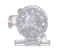 Mulinello per acqua salata - mulinello frontale semplice, ruota da pesca a mano, manico laterale di colore casuale per un facile controllo, per ponte, zattera, acqua salata, acqua dolce