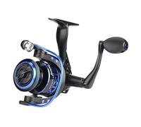 Mulinello Per Carpe Di Frizione Unidirezionale Mulinello Da A Basso Profilo 9+1 Cuscinetti A Sfera Mulinello Da Pesca Alla Carpa Max Drag 8KG(Black,4000 Series)