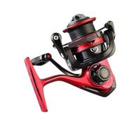Mulinello Per Carpe Mulinello Da Pesca Serie 1000 Bobina Di Metallo Ruota Che Gira For La Pesca Alla Carpa Spigola Allarme Di Forza Di Scarico Mulinello Da Pesca(Red)