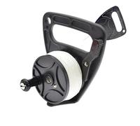 Mulinello per kayak,Immersione | Kayak subacquea - Bobina da per mulinello da immersione con cavo retrattile ad alta visibilità per impieghi gravosi da 150 piedi per grotte, relitti, immersioni in cor